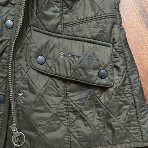 Barbour Women's Quilted Jacket - Olive Green - Picture 3 of 5